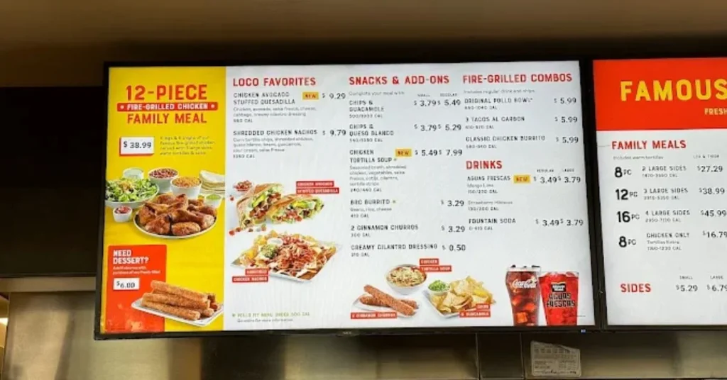 El-Pollo-Loco-Las-Vegas-Menu-USA