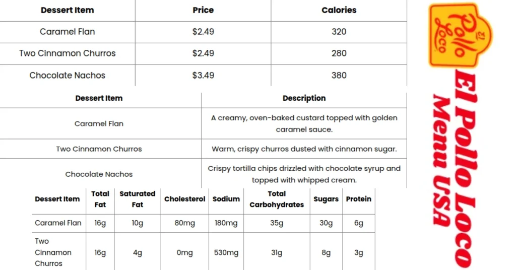 el-pollo-loco-dessert-menu-information
