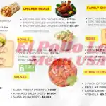 El Pollo Loco Chicken Meals Menu Prices With Calories Info February 2026