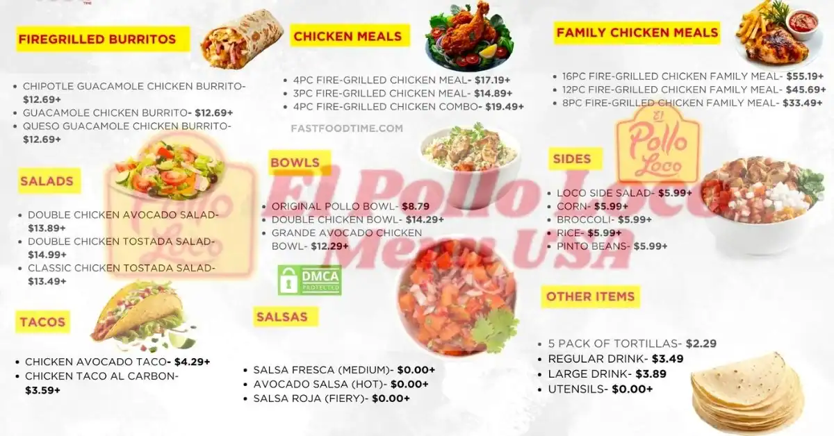 El-Pollo-Loco-Menu-and-Prices-Information-USA